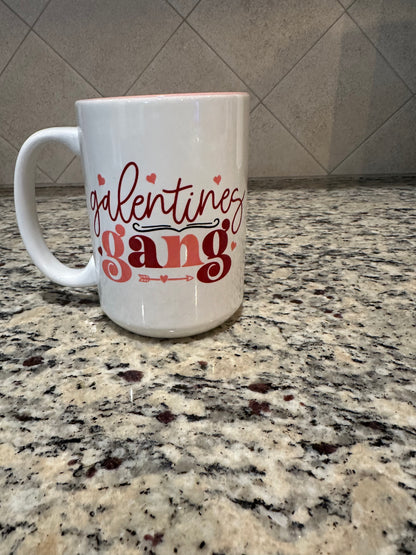 Galentine's gang ceramic 15 oz mug