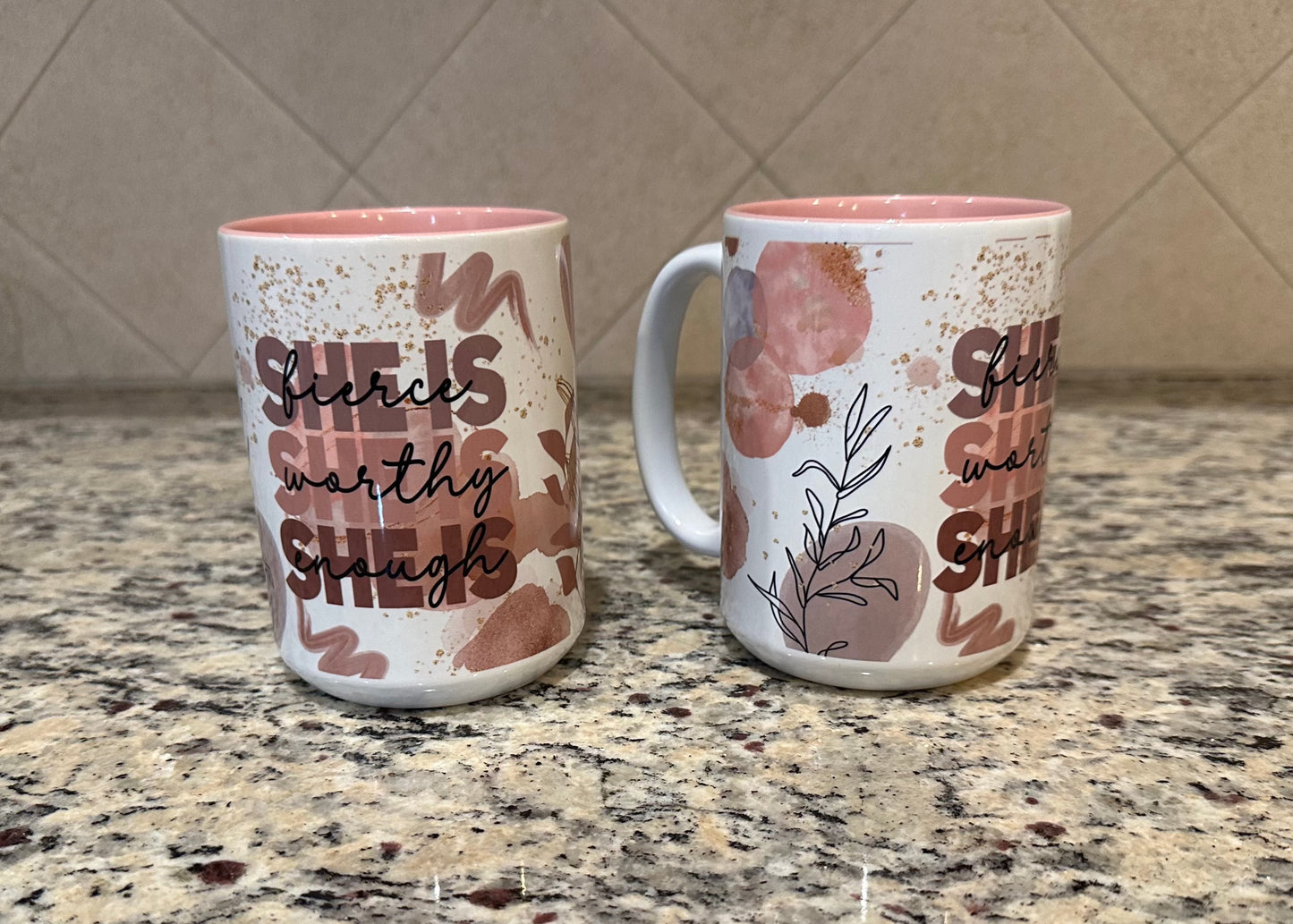 She is....ceramic 15 oz mug