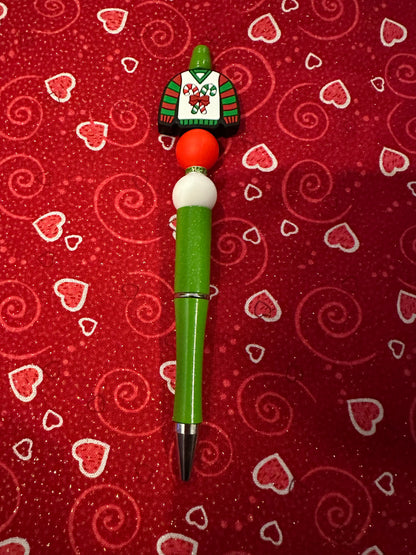 Christmas Beaded Pens