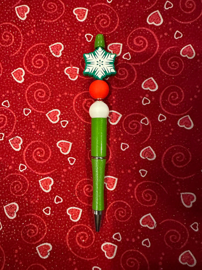 Christmas Beaded Pens