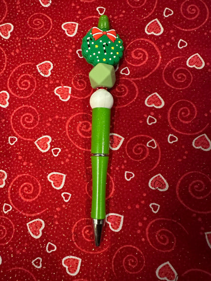 Christmas Beaded Pens