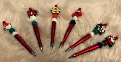 Christmas Beaded Pens