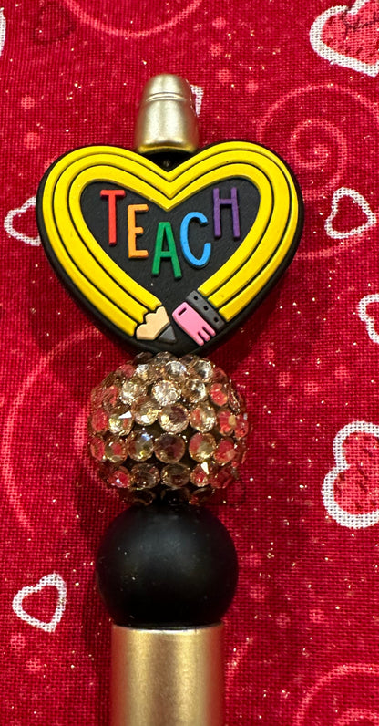 Teach Beaded Pens