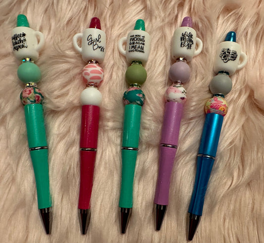 Mug Beaded Pens