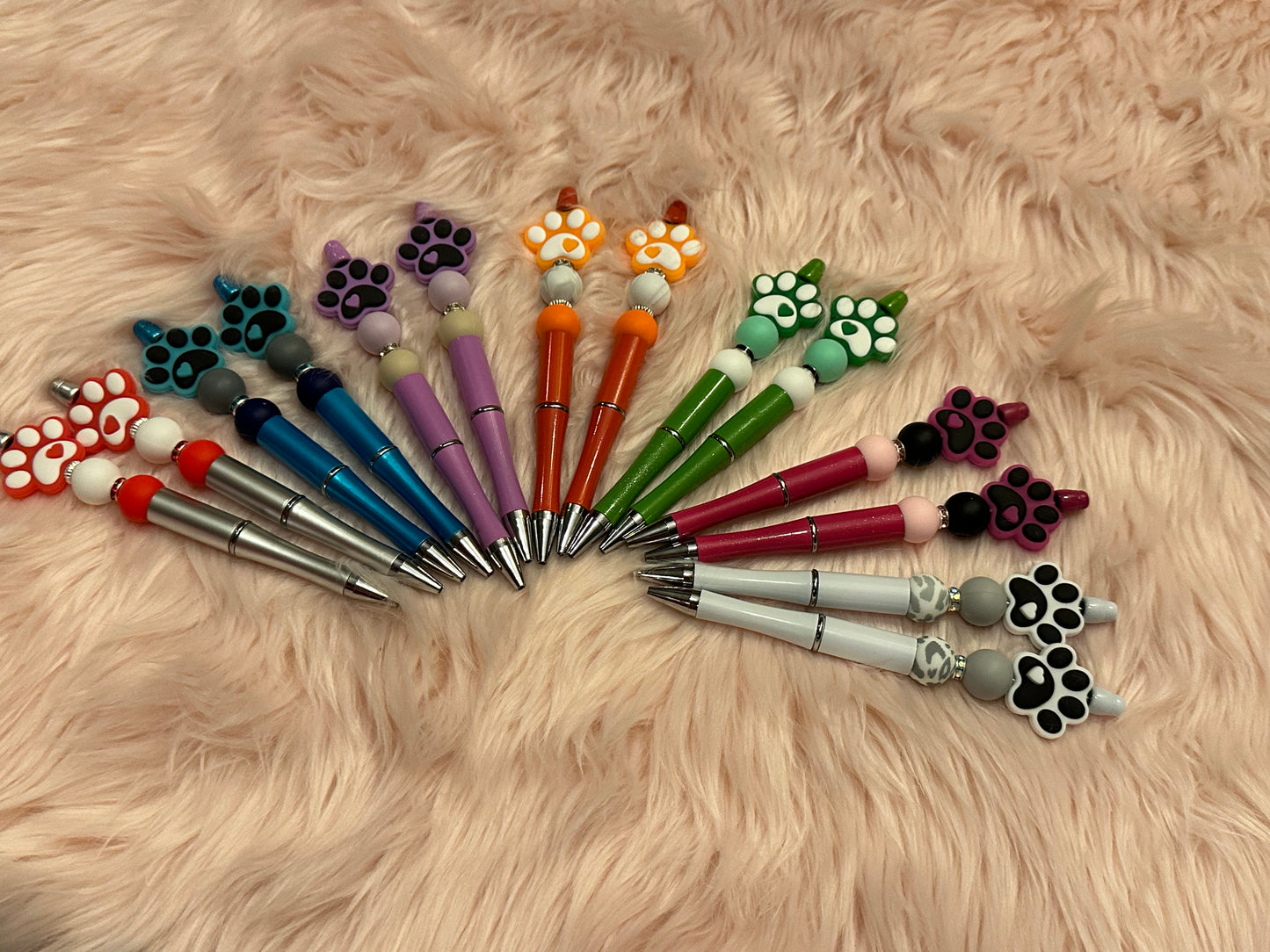 Paw Beaded Pens