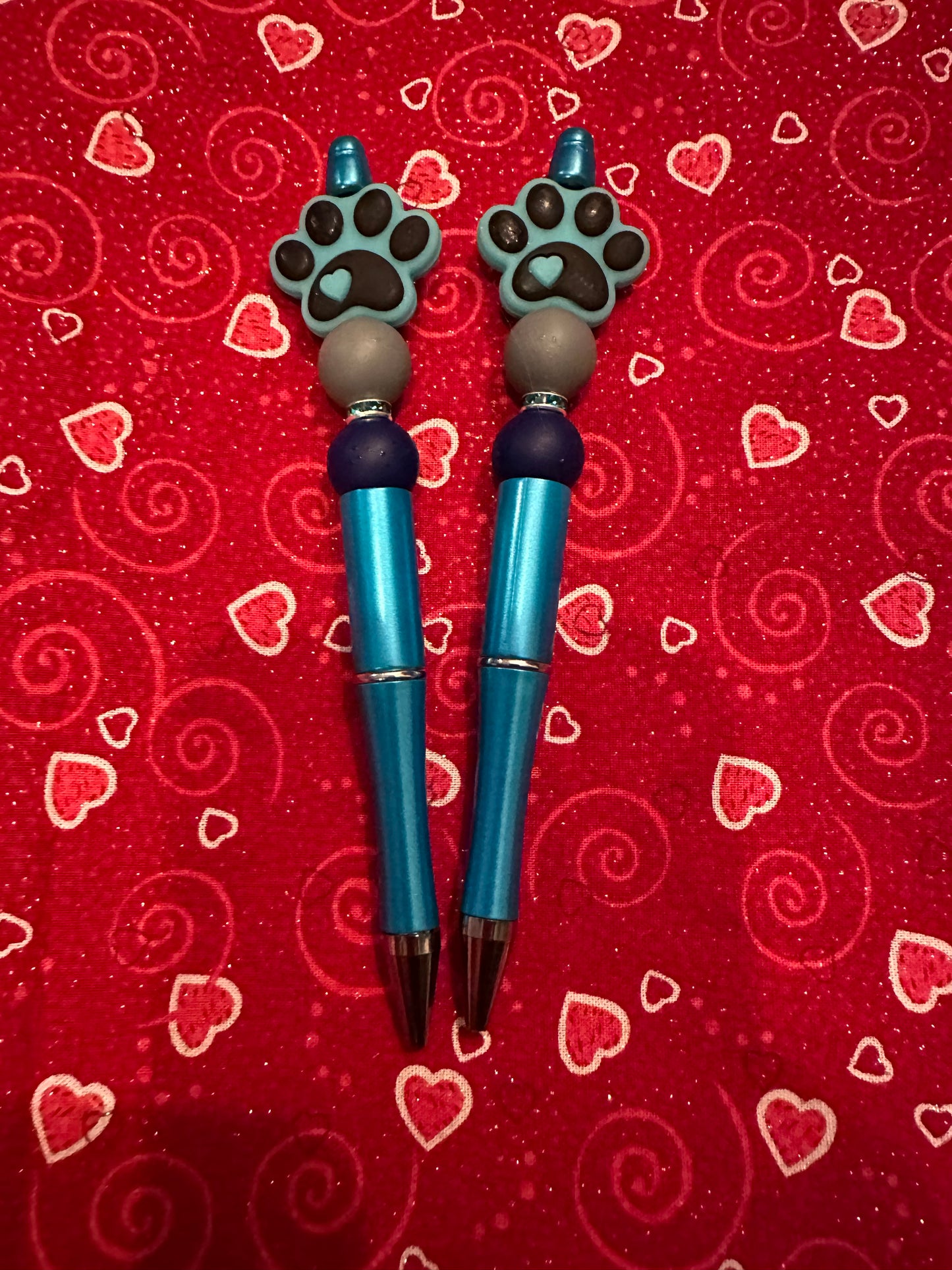 Paw Beaded Pens