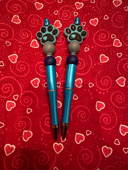 Paw Beaded Pens