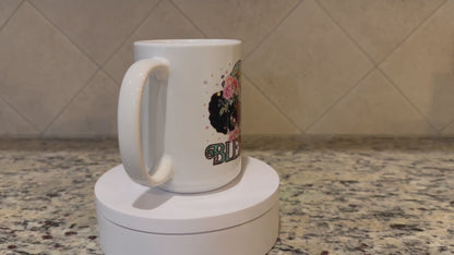 Just blessed ceramic 15 oz mug